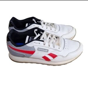 Reebok Althetic Shoes White Red Womens Size 7.5